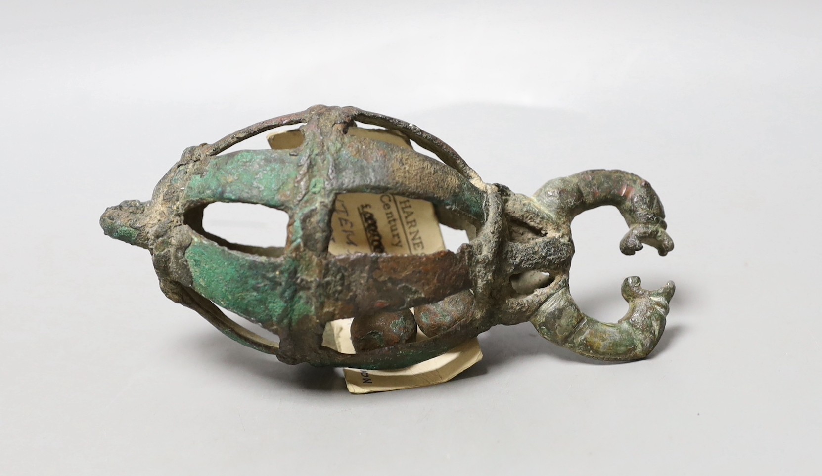 A pre-Islamic bronze harness bell